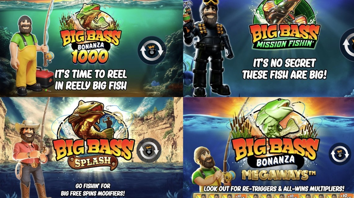 Découvrez d'autres machines à sous de pêche similaires à Big Bass Splash.