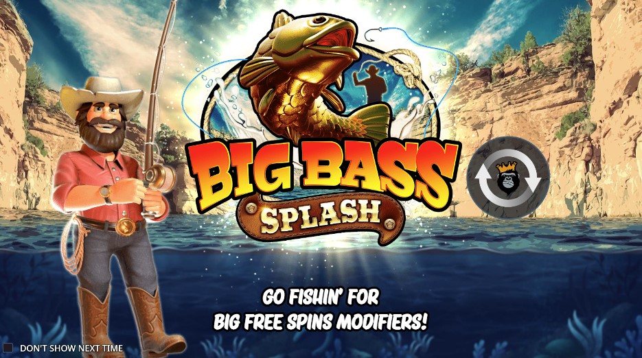 Démonstration du gameplay et des tours gratuits sur Big Bass Splash.