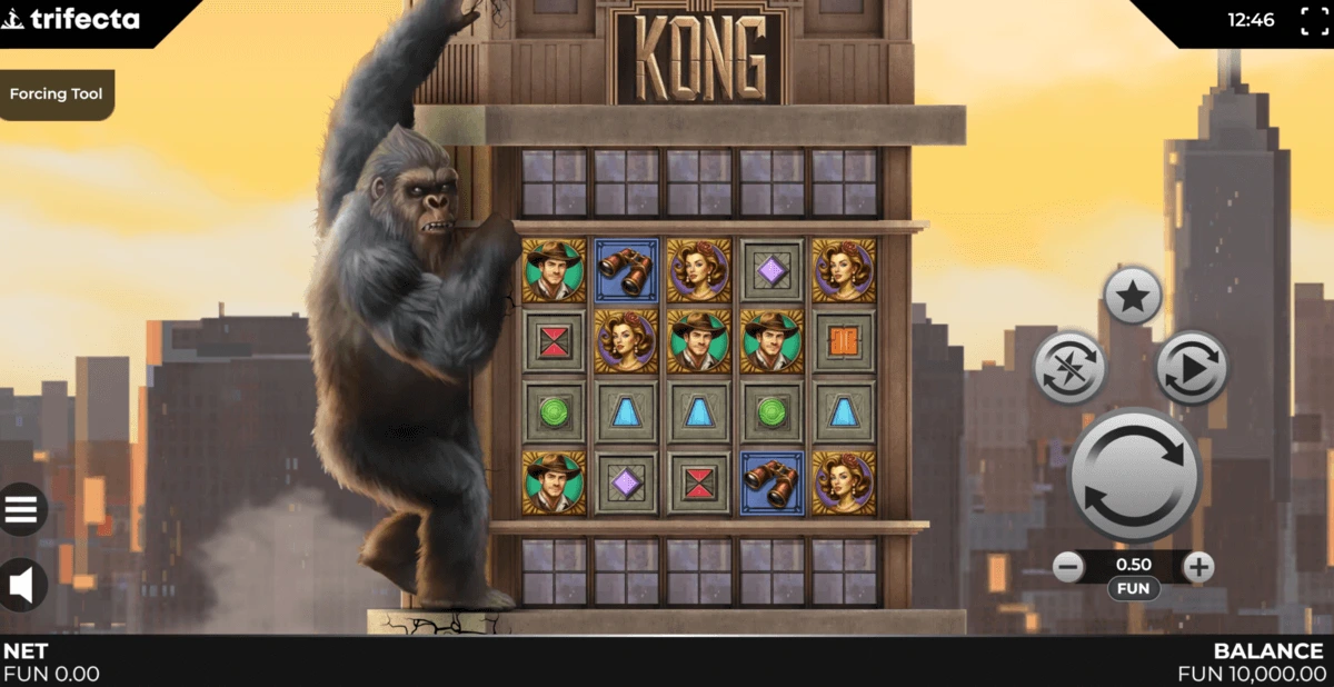 Aperçu de la machine à sous Kong, une autre création de Trifecta Gaming.