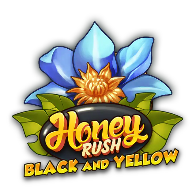 Honey Rush Black and Yellow Logo