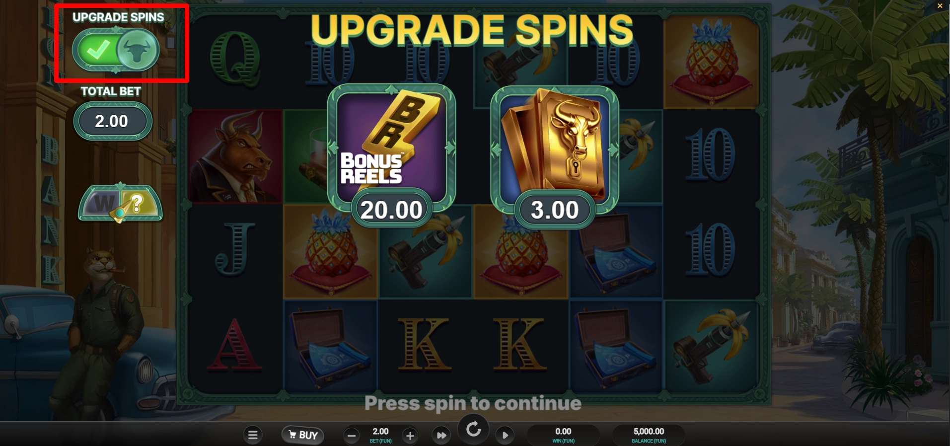 Iron Bank 2 buy bonus button access