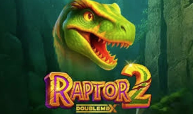 Aperçu de la machine à sous nerveuse Raptor 2 dans sa jungle préhistorique colorée