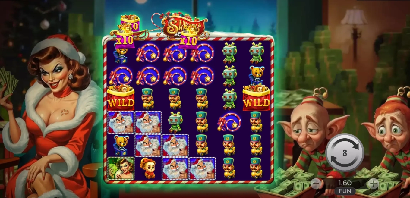 Clock scatter symbols landing to trigger the exciting free spins bonus round